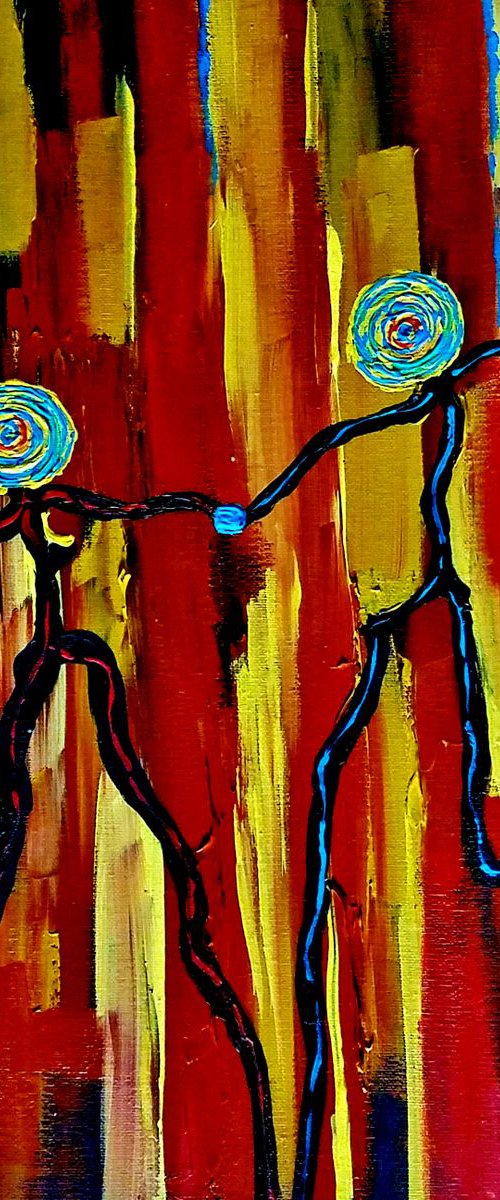 Me,You and our Happy dance.. by Cristina Mihailescu