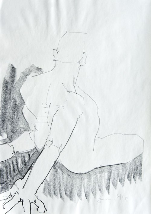 Life Drawing No 165 by Ian McKay