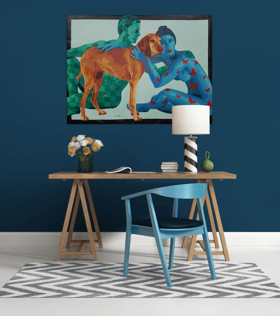 Couple and Dog 2