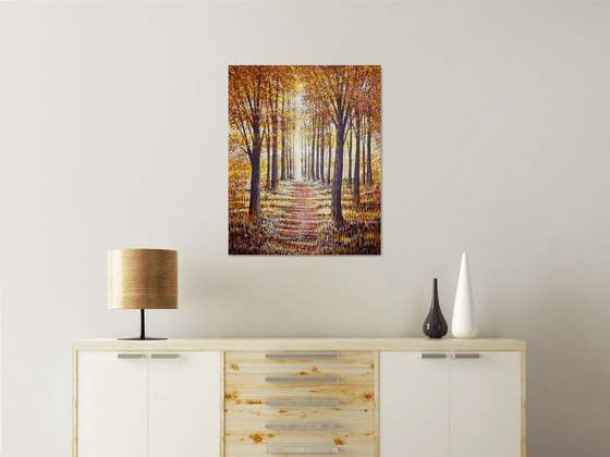 Light Through Autumn Trees