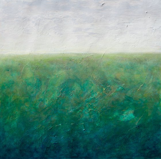 In grey and green