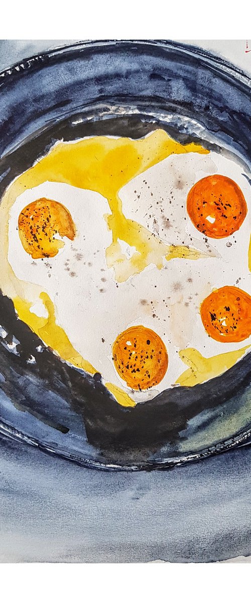 Fried Eggs by Leonid Kirnus