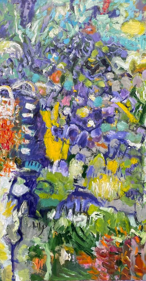 LAVENDER IN BARKER GARDENS REVISITED by Maureen Finck