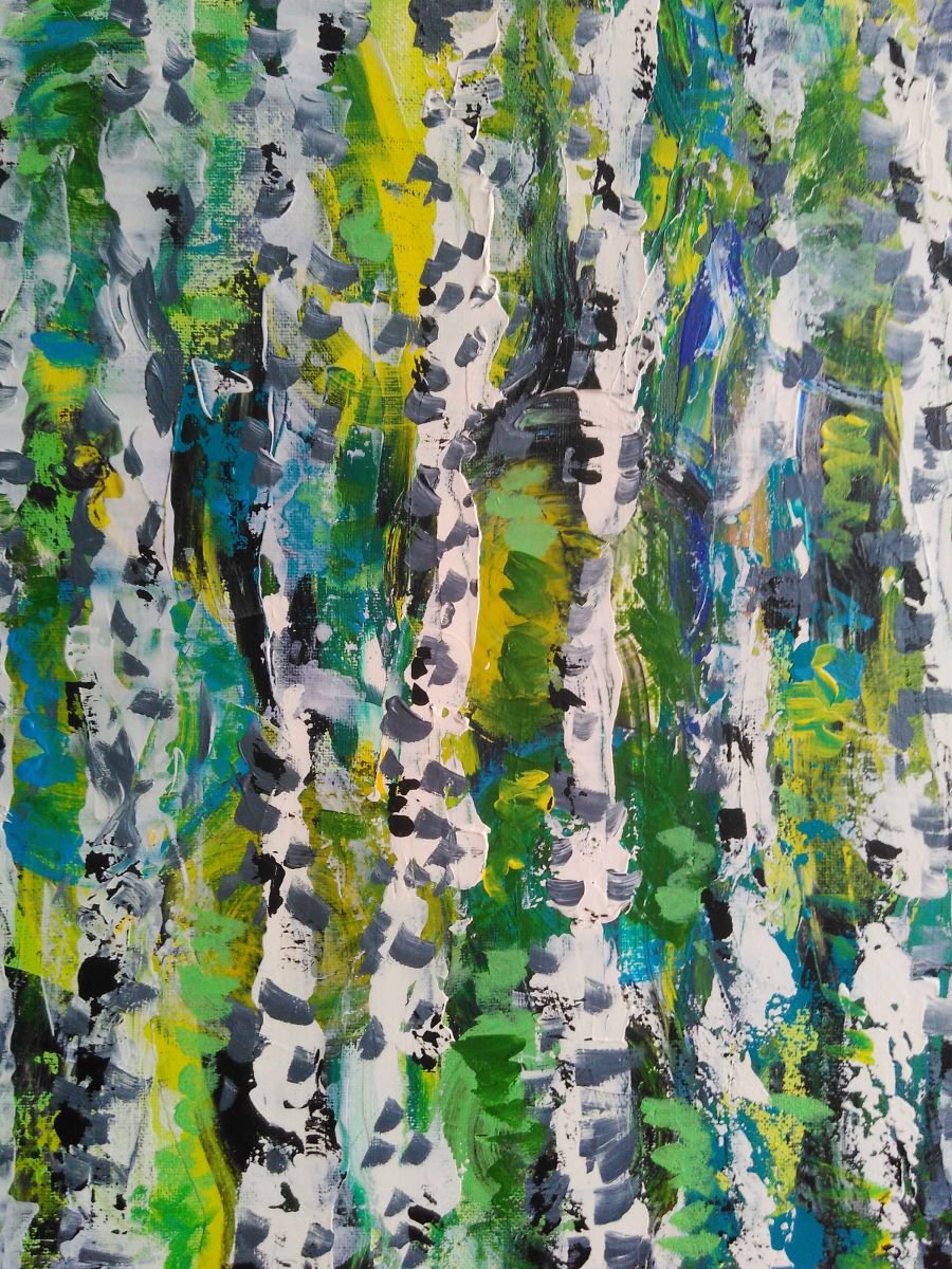 Birches by Larisa Siverina