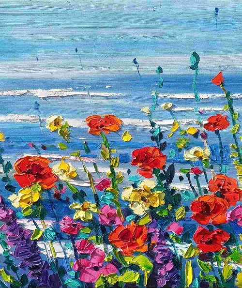 Flowers on the coast by Vanya Georgieva