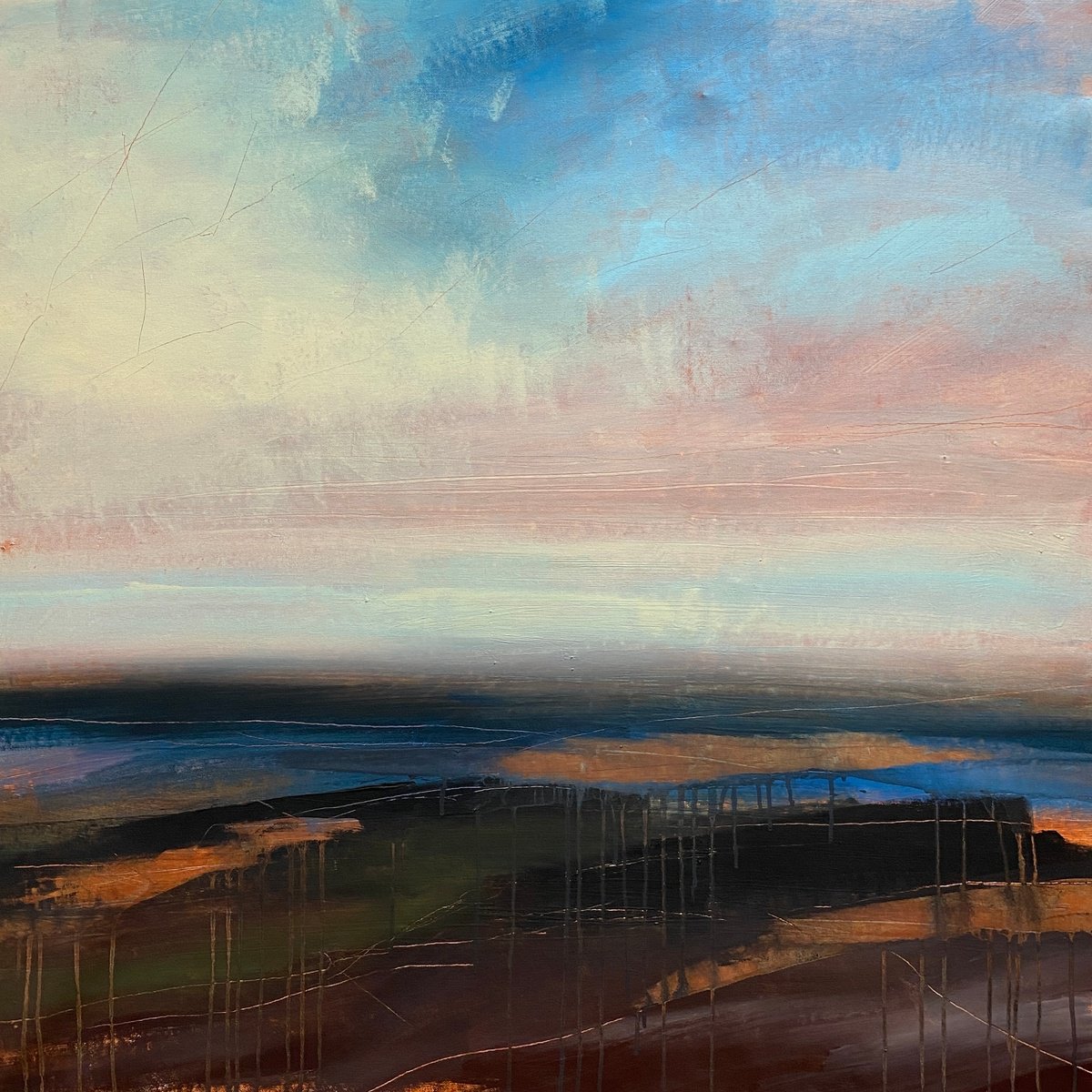  New Stories/1 By Helen Mount, 35 X 35, Artwork For Sale On Artfinder