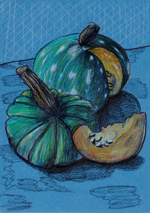 Pumpkins. by Anna Reshetnikova