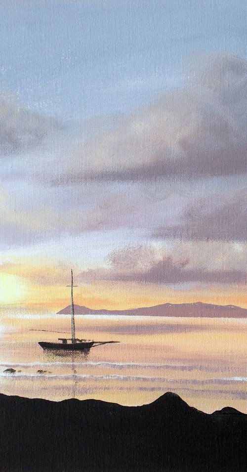 inishbofin sunset by cathal o malley