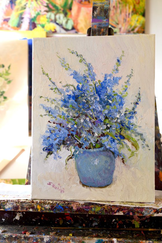 Forget Me Nots in the Vase