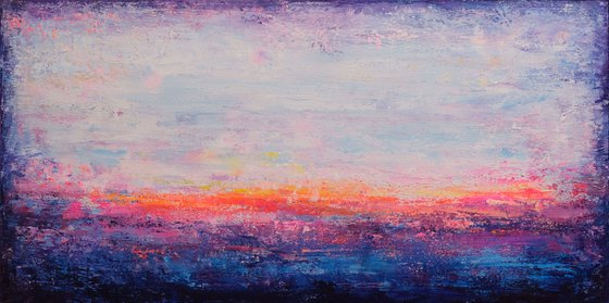 Abstract Sunset Landscape X