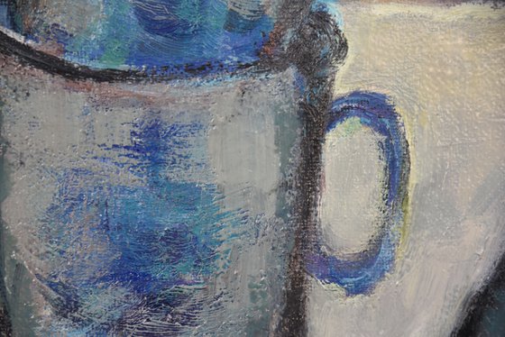 Sketch of the blue cups