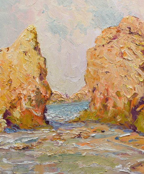 Rocks in Malbu by Suren Nersisyan