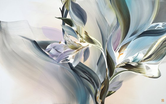 Magnolia Drift Diptych