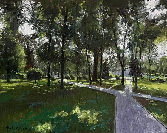 In the summer park