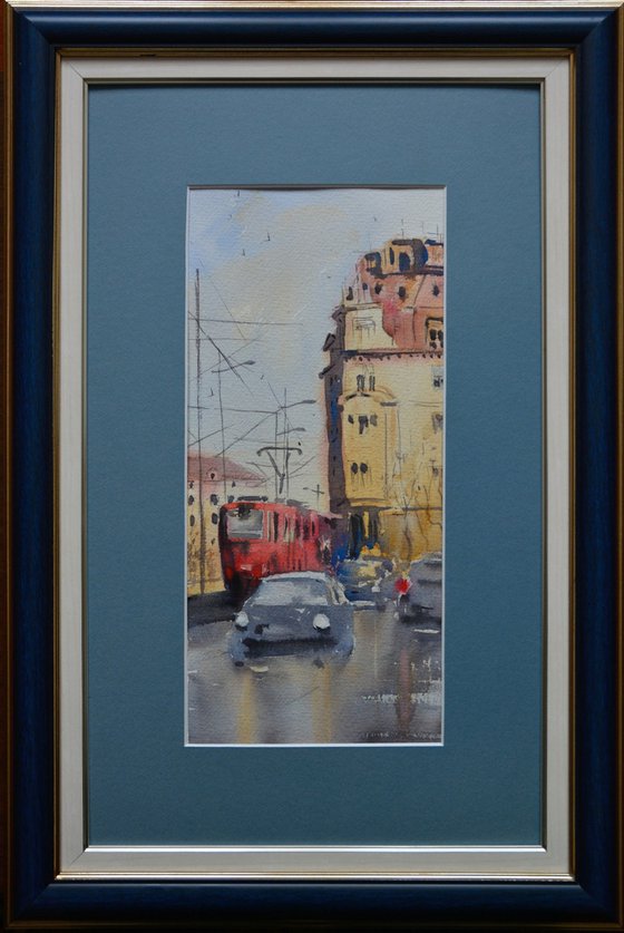 Tramvaj broj 2 Beograd 17x36 cm 2020