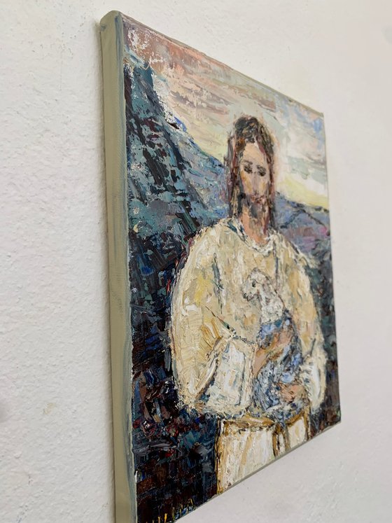 Jesus and the lamb