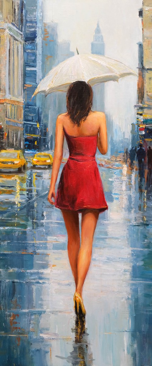 Rainy Day in New York by Behshad Arjomandi