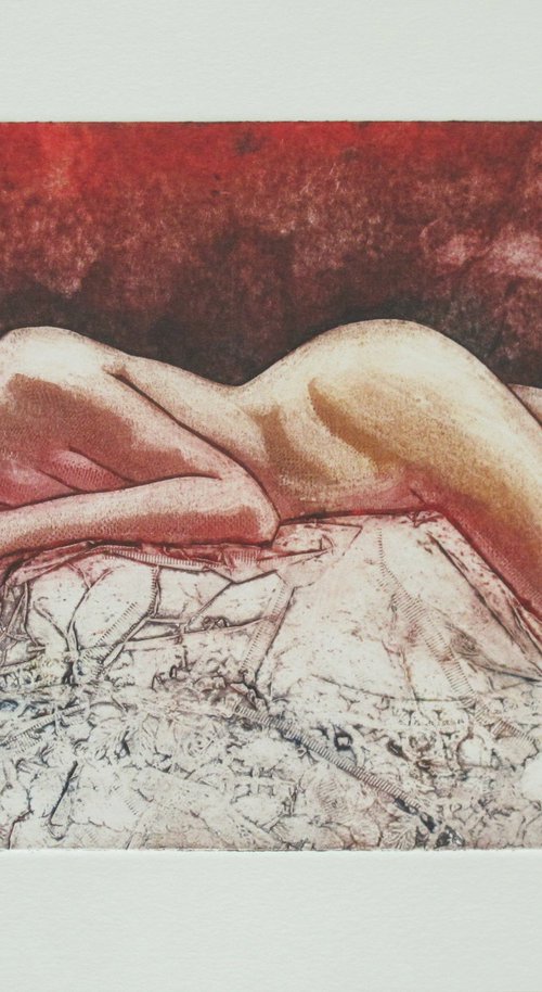 Reclining female nude by Rory O’Neill