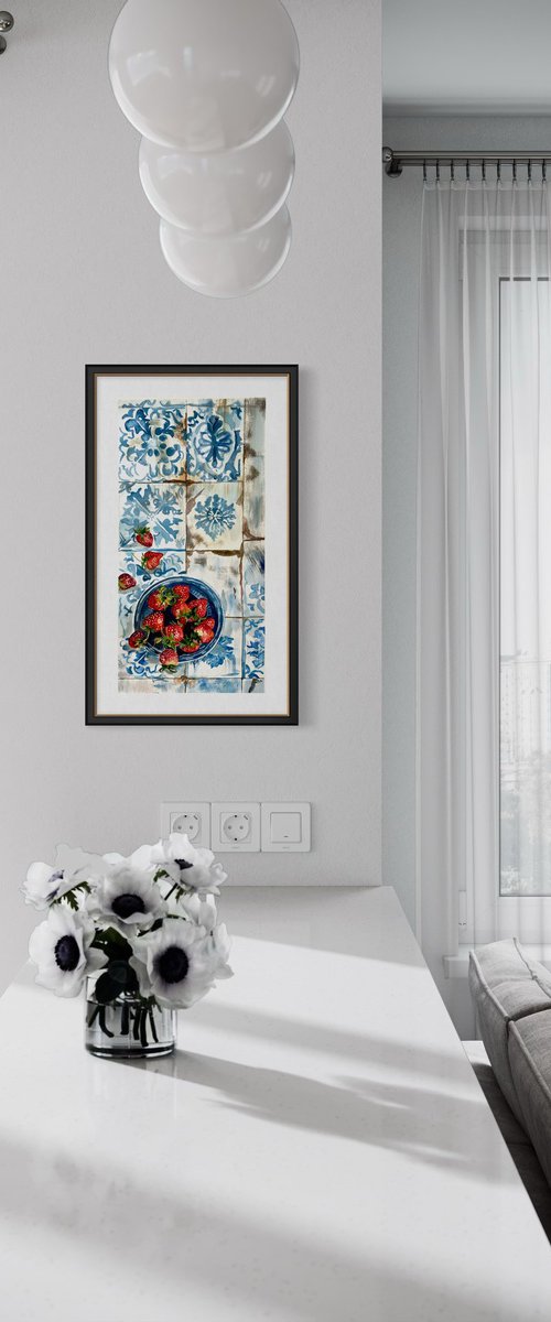 Portuguese Harvest - Strawberries by Irina Kurganskaya