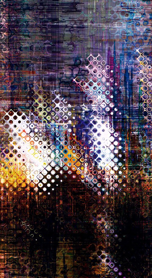 Ciudades abstractas XXII/XL large original artwork by Javier Diaz