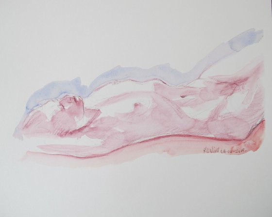 Reclining female nude