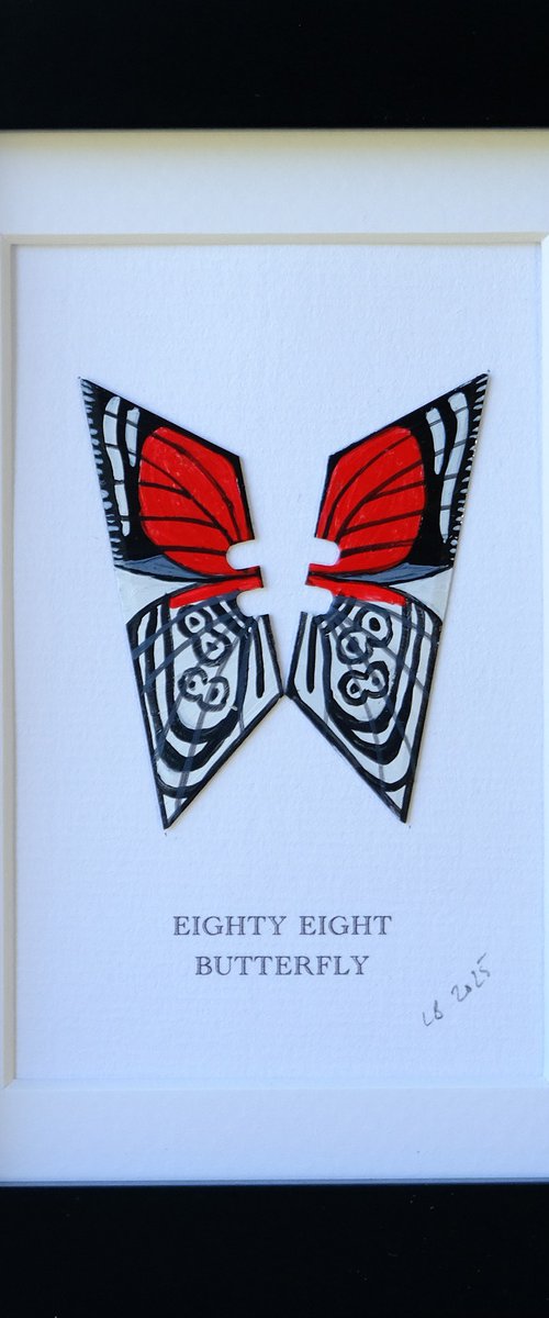 Eighty eight butterfly by Lene Bladbjerg