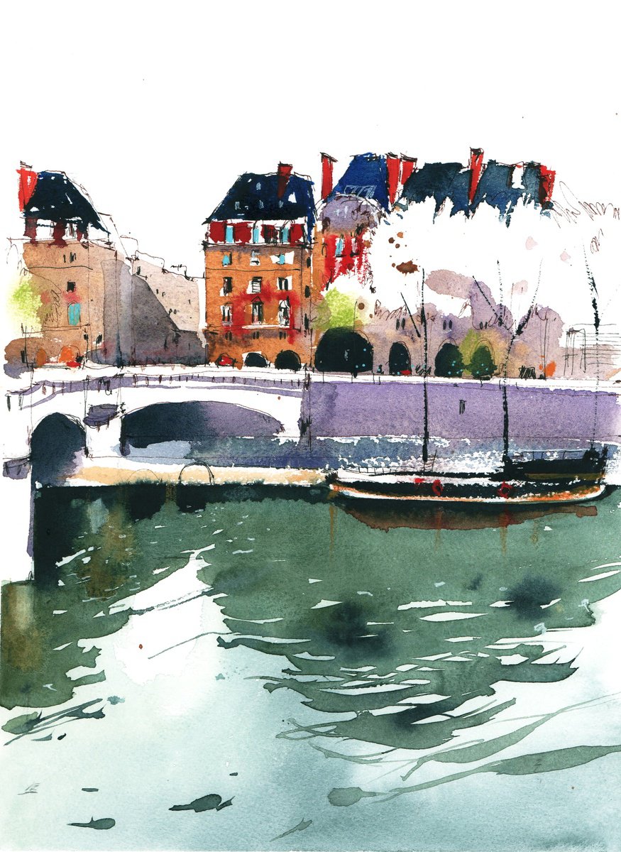 Fresh Air on the Seine by Anastasia YOUKKI Mamoshina