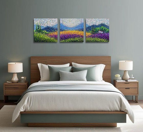 A Journey to Peace - triptych