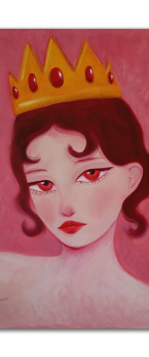 Queen of hearts by Zhanar Sagidolla