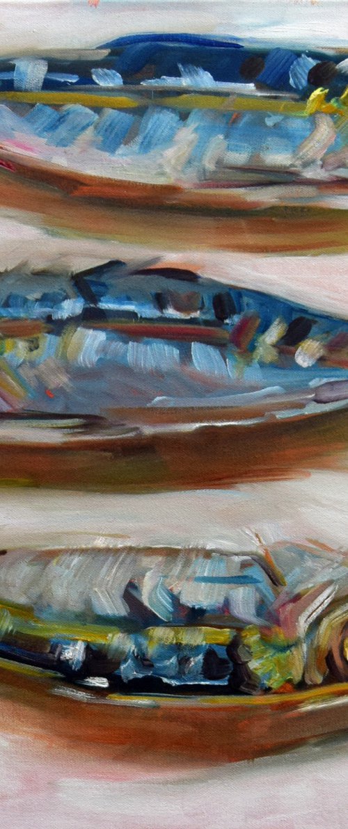 Three Sardines by Michelle Parsons