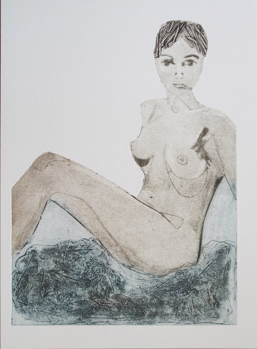 Seated Female Nude by Catherine O’Neill