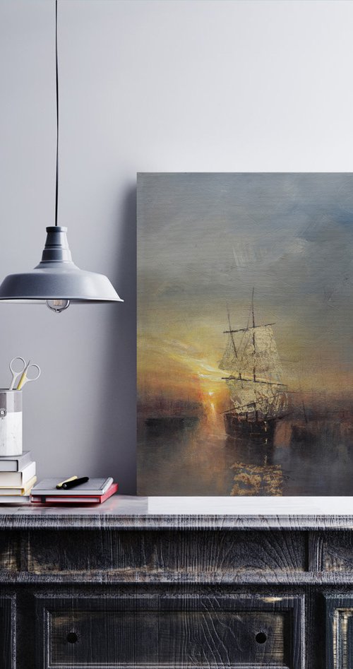 " Harbor of destroyed dreams - Let the last one turn off the Light " by Ivan  Grozdanovski
