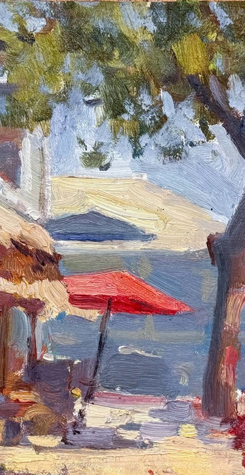 Cafe at Afternoon by Nataliia Nosyk