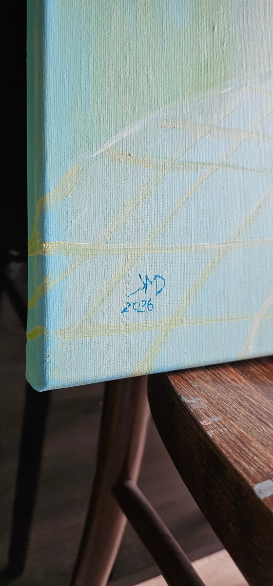 Blooming yellow roses on blue