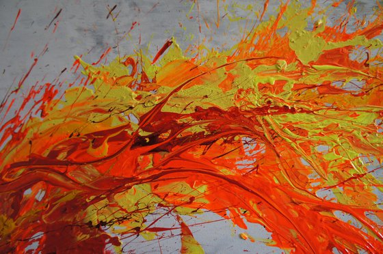 Twisting Fire V - CANVAS ONLY
