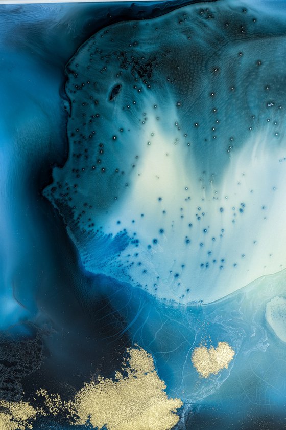 Ocean Abstract Fluid Painting