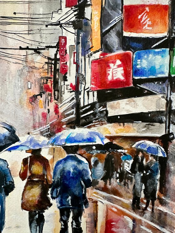 Tokyo in the Rain