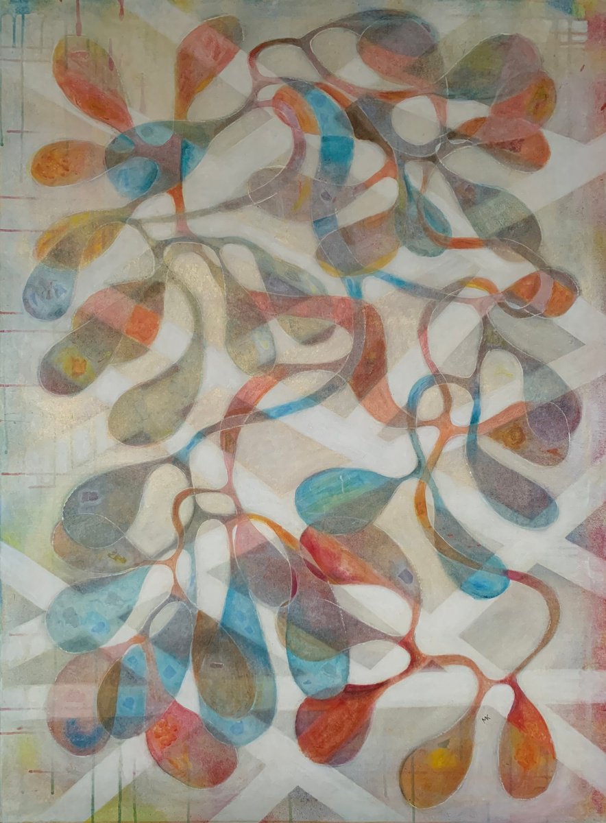  Light Dance By Maarit Korhonen, 35 X 47, Artwork For Sale On Artfinder