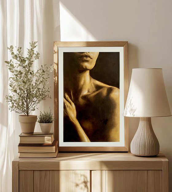 Naked Truth II - Dark Nude, Lips and Hand