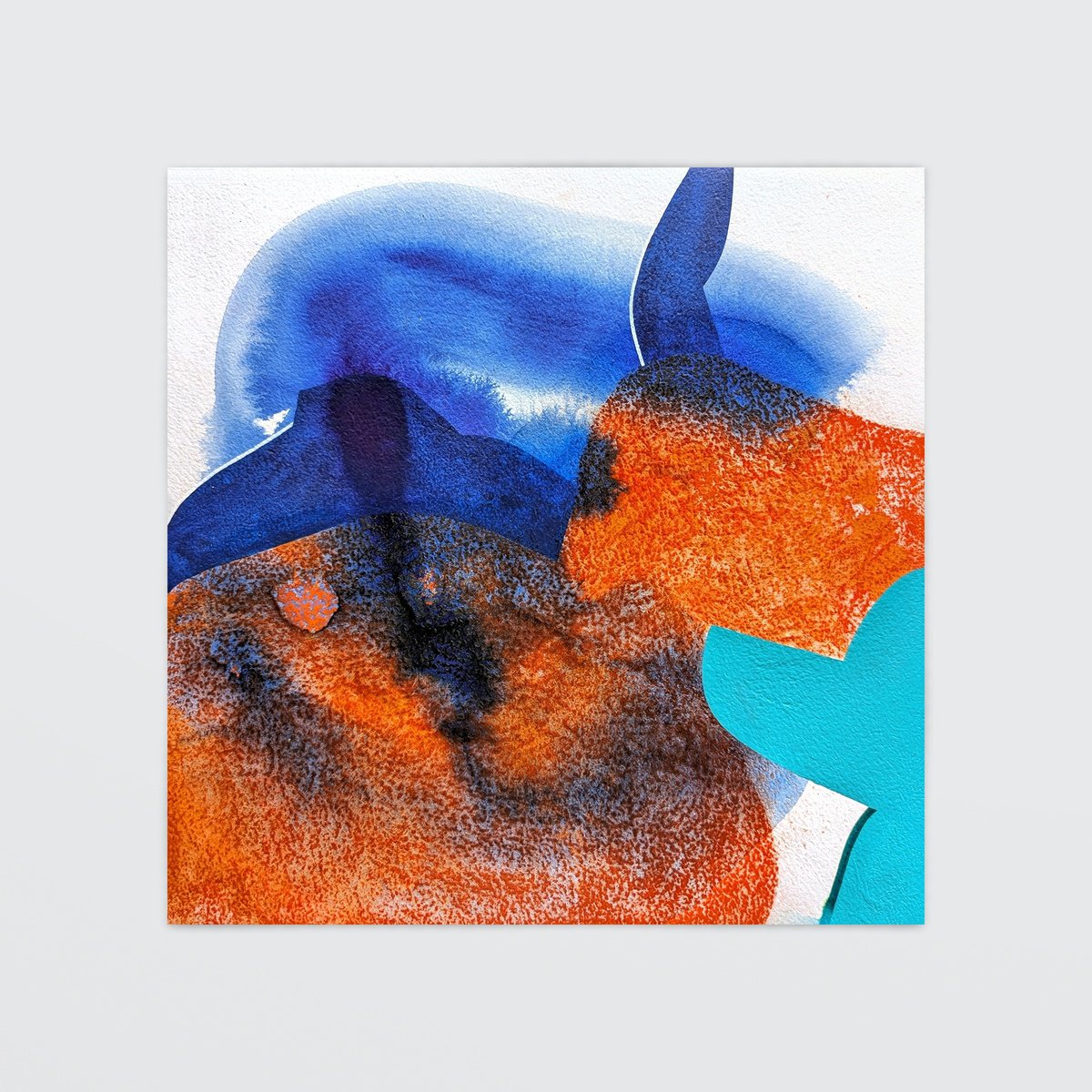 Abstract Painting By Smit Khond, 12 X 12", Formative, A1, Original Artwork