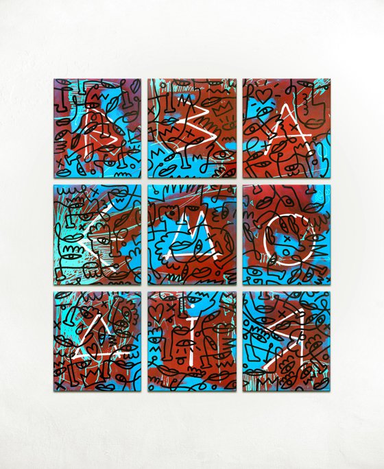 Interaction - Graffiti Abstract