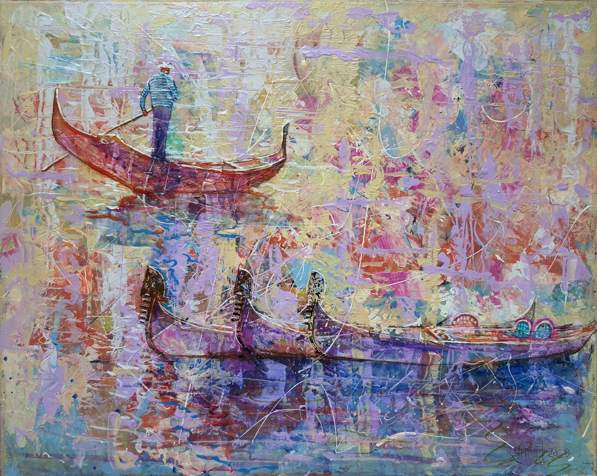  A Beautiful Day In Venice. By Rakhmet Redzhepov, 20 X 16, Artwork For Sale On Artfinder