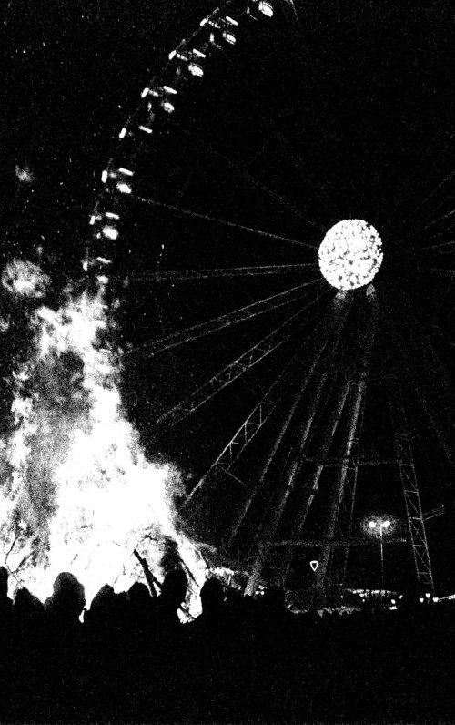 Burning Ferris Wheel by Federico Arcangeli