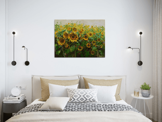 Sunflowers Original Oil painting