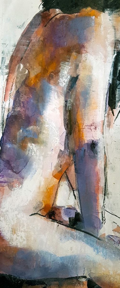 5-5-17 seated figure by Thomas Donaldson