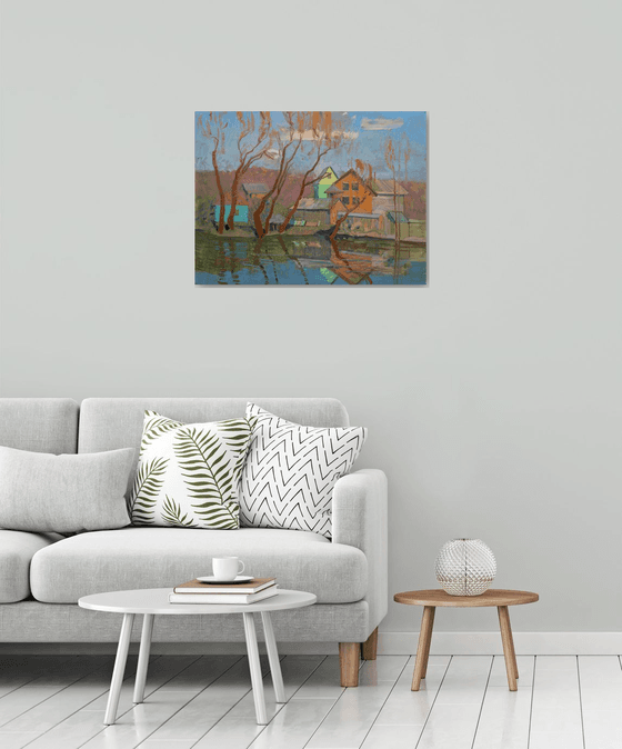 Sunny day on the river