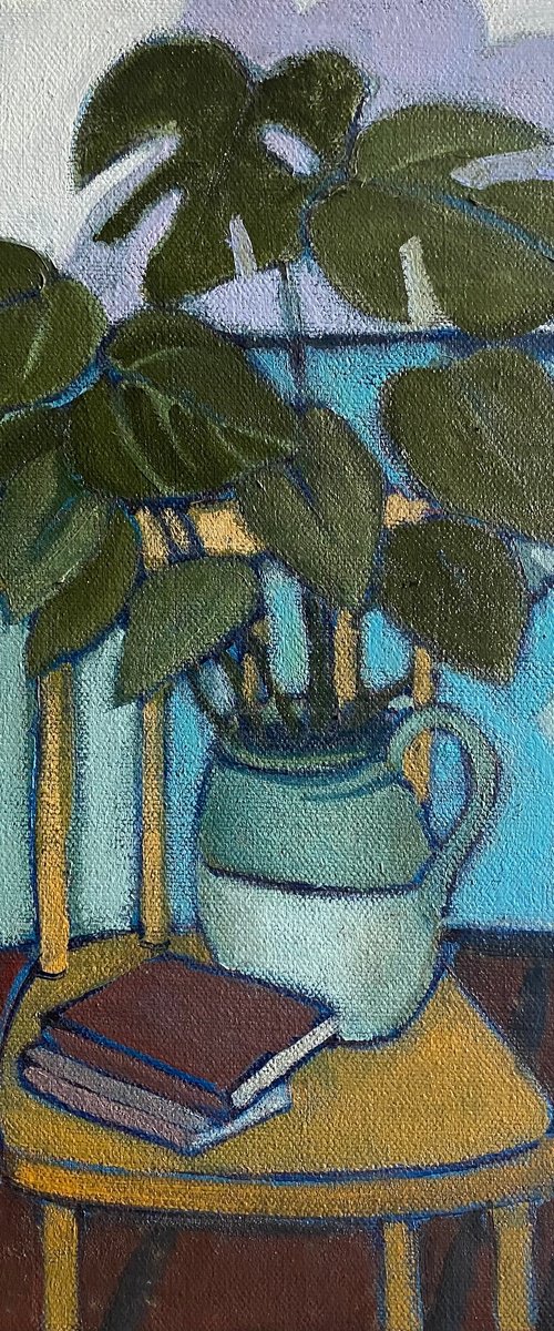 Still Life With Plant by Nigel Sharman