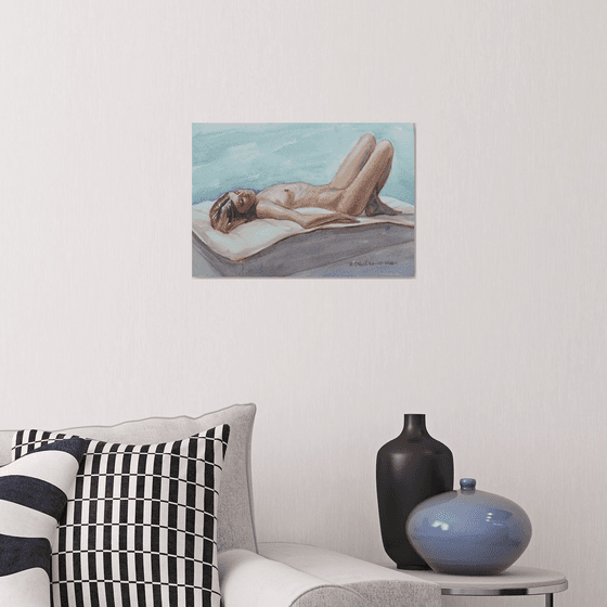 Reclining female nude