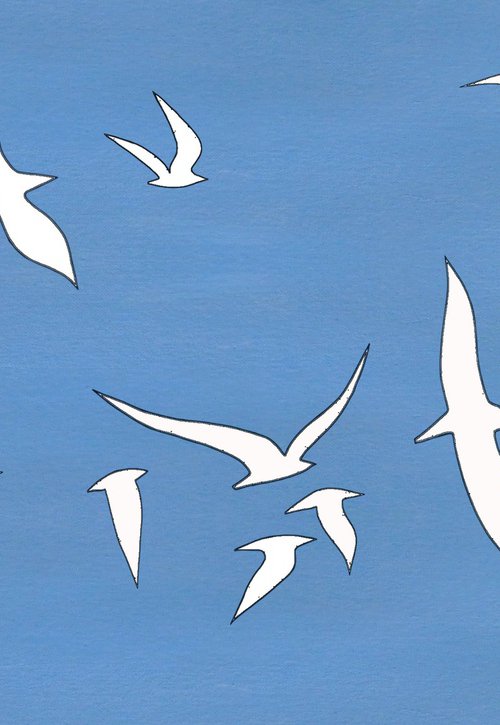 Blue Sky #23 by Marina Krylova