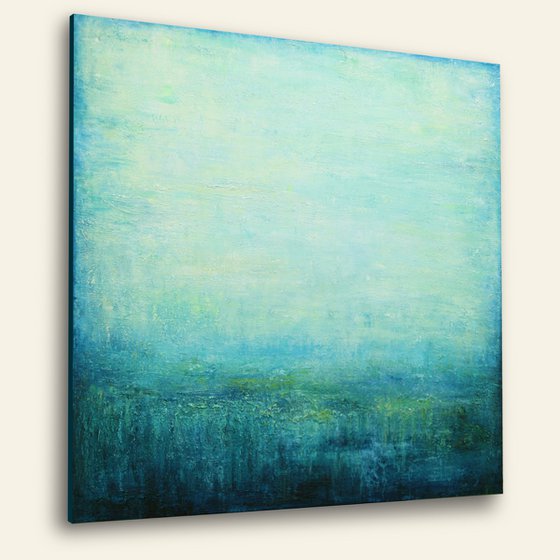Abstract Turquoise Landscape VI